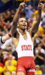 Darrion Caldwell, after winning the 2009 NCAA title