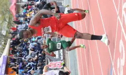 Sophomore T.J. Graham ran a 10.50-second 100-meter dash.