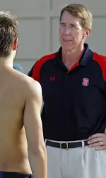 Head coach Brooks Teal