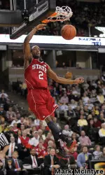 Lorenzo Brown had game-highs of 20 points and six assists.