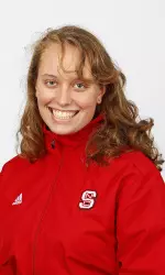 Junior Madeline Pike set two program records on Saturday