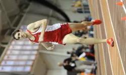 Ryan Hill during his record-breaking mile run.