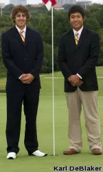 NC State All-Americans Mitch Sutton and Albin Choi