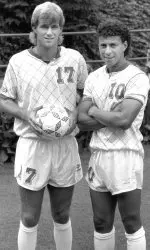 Curt Johnson and Henry Gutierrez were team captains on the Pack's 1990 ACC Championship squad.