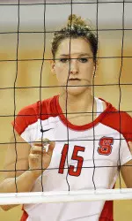 Senior captain Megan Cyr