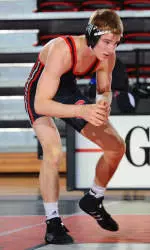 Tyler Hunt is a perfect 3-0 at 141 pounds in dual meets this year.