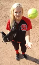 Freshman pitcher Chelsea Stanfield