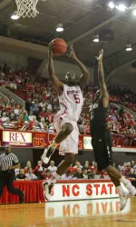 Desmond Lee scored 16 points in NC State's exhibition opener vs. UNC Pembroke.