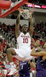 Lennard Freeman posted his first career double-double on Wednesday vs. Northwestern.