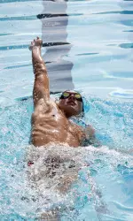 Sophomore Stephen Coetzer