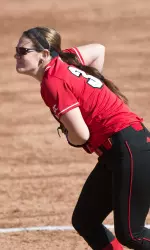 Sophomore pitcher Emily Weiman