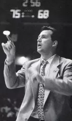 Mark Gottfried, seen here at Murray in 1997, will be honored at the school's annual basketball fundraiser.