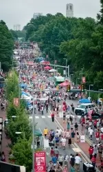 Hillsborough Street at last year's Packapalooza