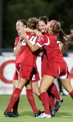 Shelli Spamer gave the Pack a 1-0 lead over No. 8 Notre Dame in the sixth minute