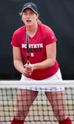 Senior Joelle Kissell is ranked No. 45 in the ITA Rankings