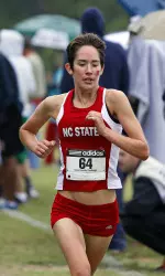 Junior Joanna Thompson finished second overall in the Wolfpack Invitational last Friday