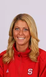 Lacey Shuman currently ranks fifth in the ACC in the high jump at a height of 1.80m.