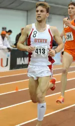 Wolfpack senior Matt Sonnenfeldt came in with a 22nd-place result in the men's 5,000m run on Friday with a time of 14:14.70.