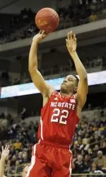 Ralston Turner scored 17 points in NC State's 56-55 win at Miami on Feb. 8.