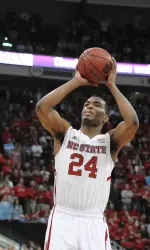 TJ Warren scored a game-high in NC State's 67-58 win against Miami at the ACC Tournament
