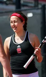 Sophie Nelson teamed with Joelle Kissell to win the team-leading eighth doubles match of the season.