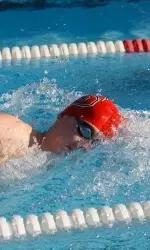 Sophomore Simonas Bilis earned All-American honors in four events in the 2014 NCAA Championships