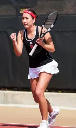 Sophie Nelson has teamed with Joelle Kissell to produce a team-high nine doubles victories on the year.