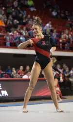 Rising junior Aubrey Hine