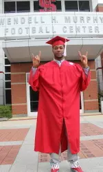 Jarvis Byrd has already earned his degree from NC State