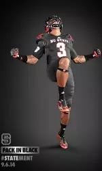 The Pack will debut the Pack in Black uniforms on Saturday.