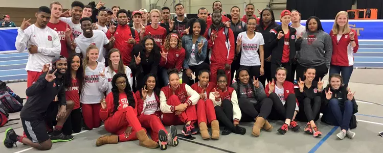 2016 NC State tracka dn field team acc indoors