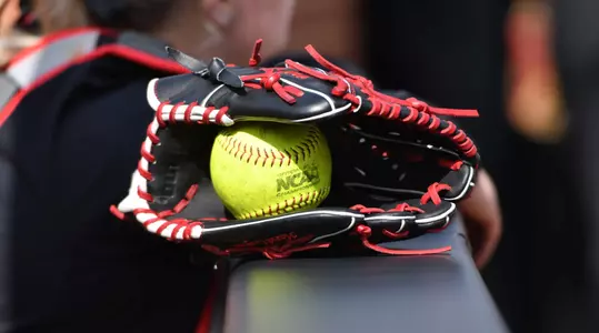 softball glove and ball