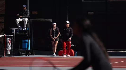WTen Gina Dittmann and Coach Earnshaw