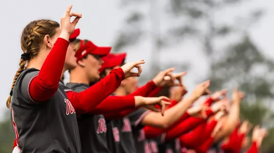 Softball team at UCF Feb. 2025