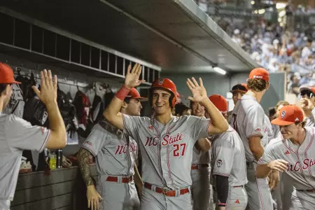 Chris McHugh high five