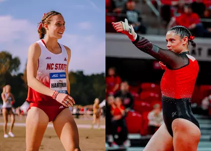 Hartman and Negrete NCAA Woman of the Year