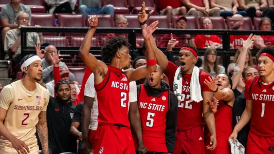 Celebration after McNeil 3 at FSU 1/10/26
