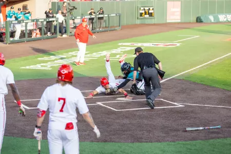 Chris McHugh Sliding home 