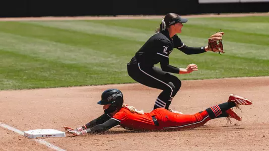 Carly Short sliding to third vs #24 Louisville 5/3/26