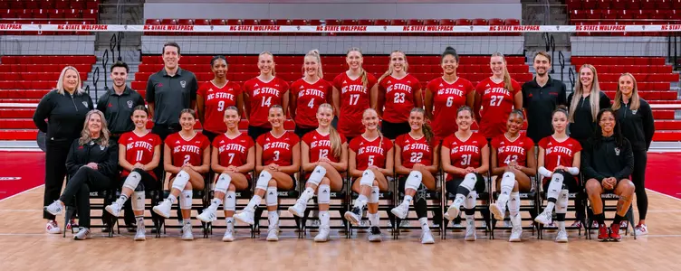 2026 NC State Volleyball Team Photo