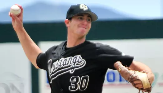 Wagman Tosses Five-Hit Complete Game as Cal Poly Beats UCSB, 5-1 Image
