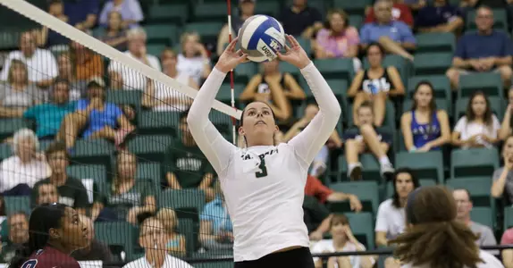 Mustang Volleyball Goes 2-1 at Marcia E. Hamilton Invitational Image