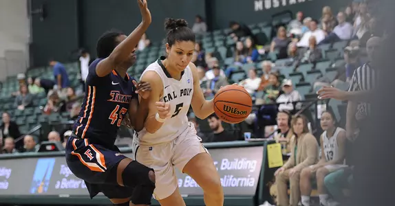 Cal Poly Tops Cal State Fullerton for 73-57 Home Win on Senior Day Image