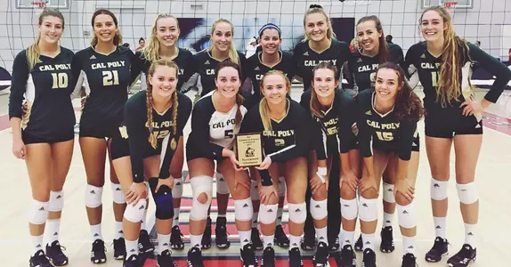Cal Poly Volleyball Sweeps Again to Win Northern Illinois Invitational Image