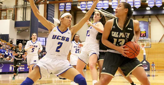 UC Santa Barbara Fends Off Cal Poly Rally to Edge Mustangs 73-68 Image