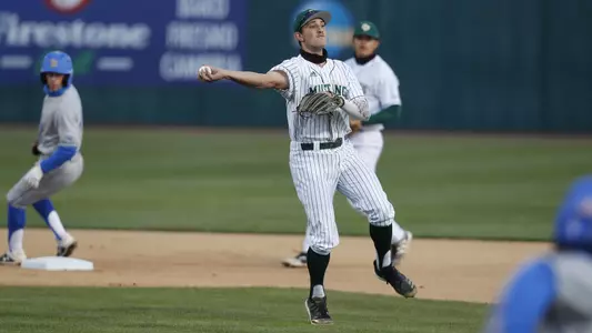 Brooks Lee making the play.