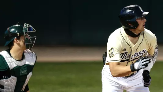 Brooks Lee watches the ball.