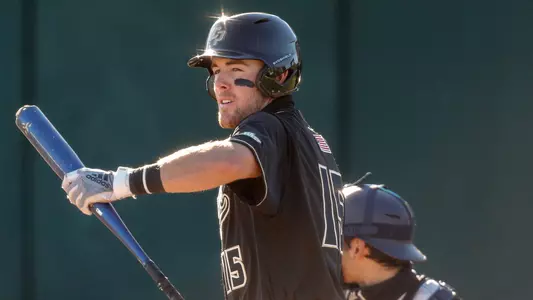 Reagan Doss gets ready to hit.