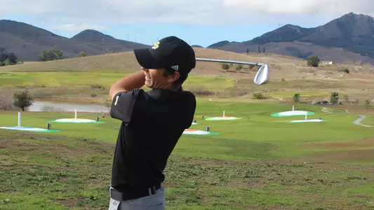 Joey Zambri with a drive.