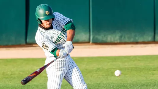 Cole Cabrera swings at a pitch.